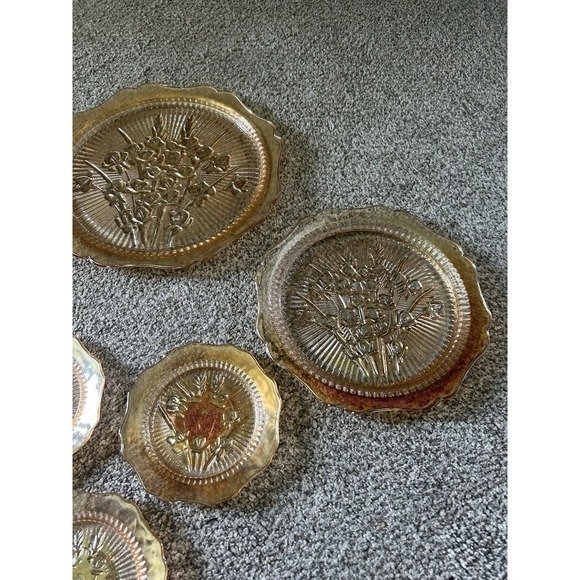 6-PC Iris Herringbone Plate Set 5.5\